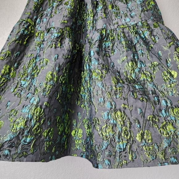 CLC by‎ COREY LYNN CALTER NWT Georgia Jacquard Skirt Metallic Party Holiday S - Picture 8 of 11